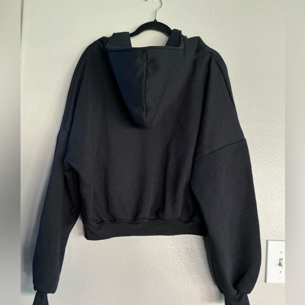 Black Women's Hoodie - Picture 8 of 16